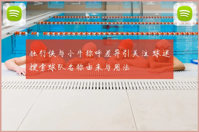 独行侠与小牛称呼差异引关注 球迷搜索球队名称由来与用法