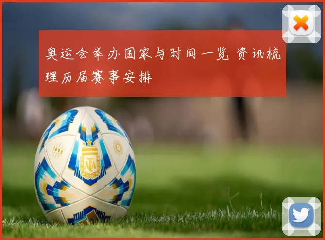 奥运会举办国家与时间一览 资讯梳理历届赛事安排